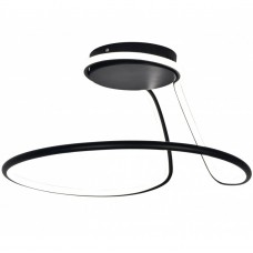 Φωτιστικό Οροφής LED 38W 230V 2700lm CCT Μαύρο 6074-BL